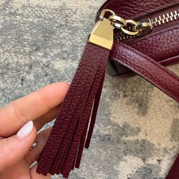 NWT! Kate Spade Kourtney Camera Bag Crossbody in Cherrywood - Picture 8 of 13